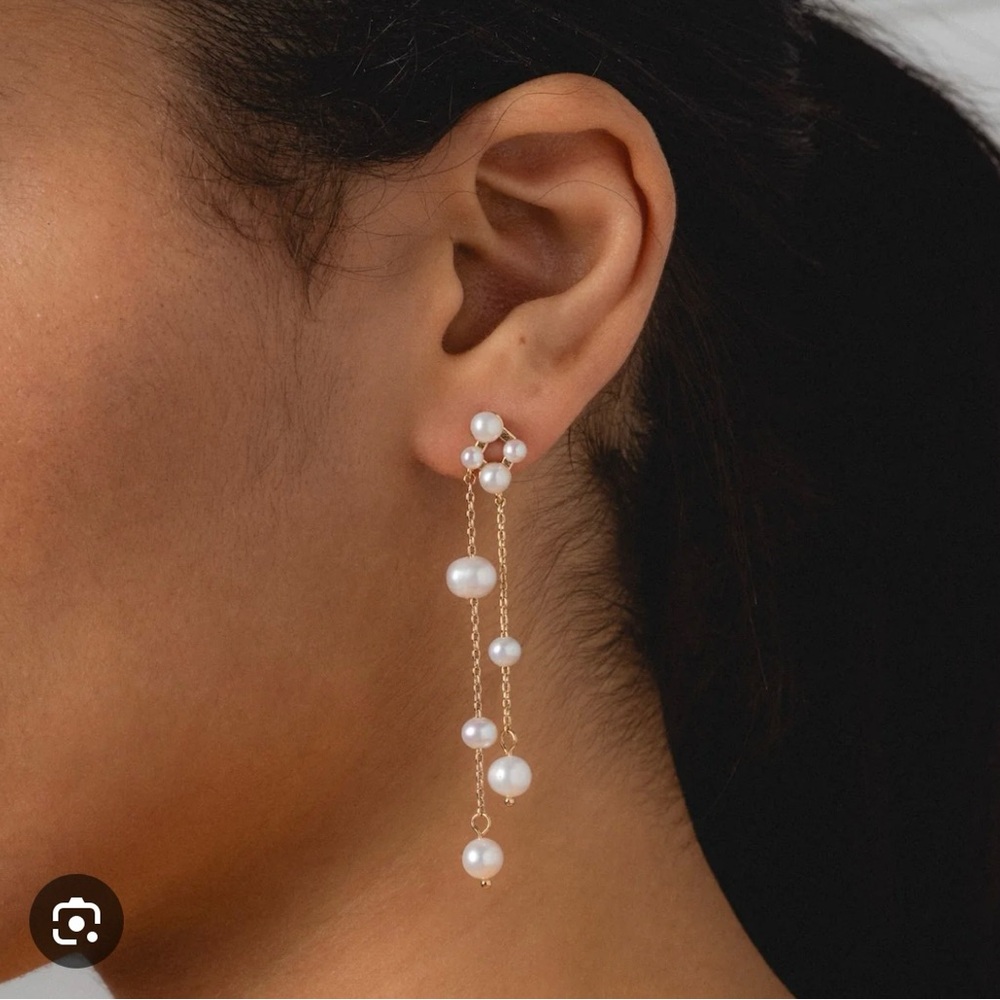 New In Box Olive & Piper Felicity Drops Bridal Earrings